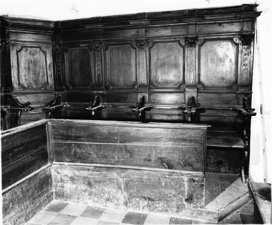 stalli del coro - bottega molisana (ultimo quarto sec. XVIII)