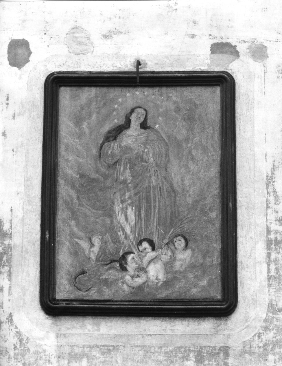 Madonna Immacolata (dipinto, opera isolata) - ambito molisano (sec. XIX)