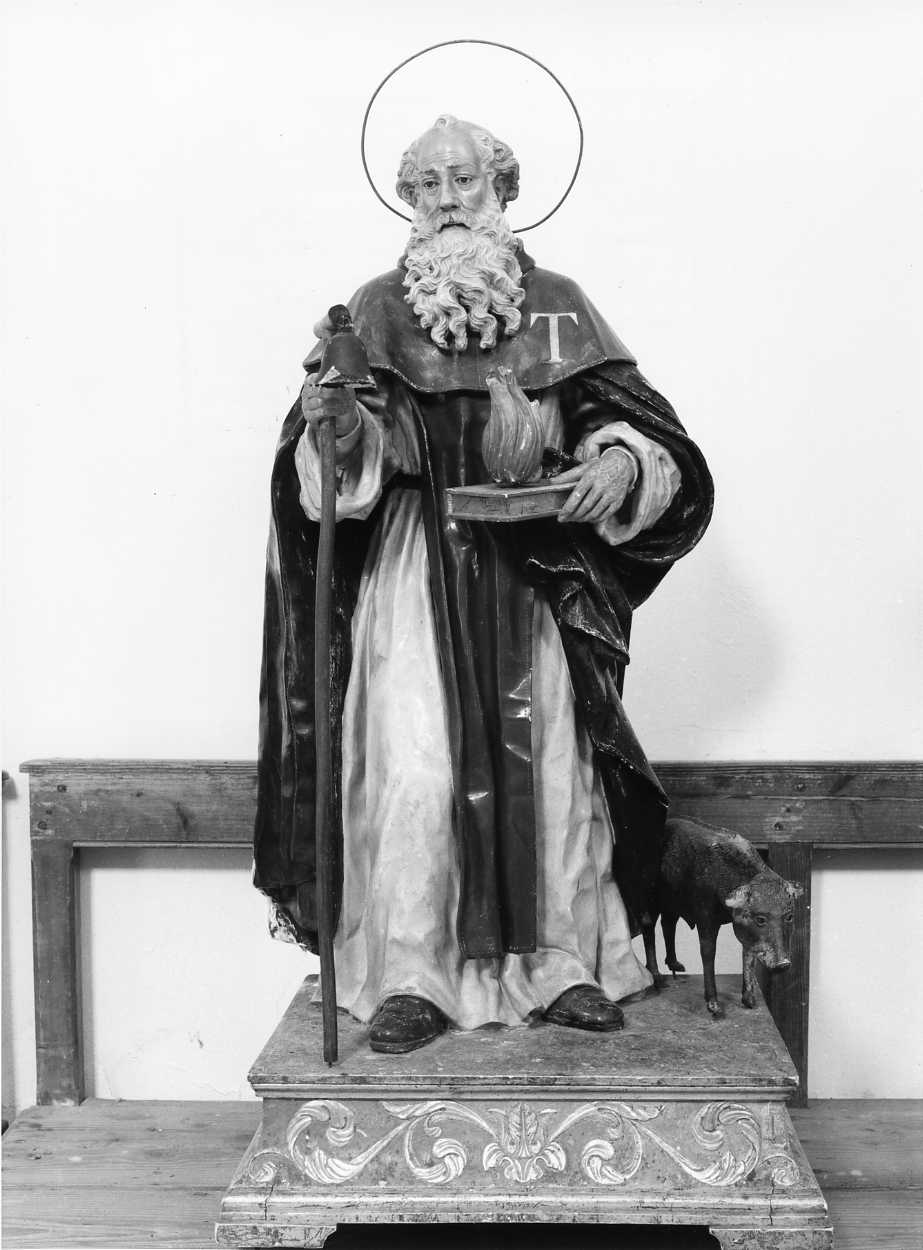 Sant'Antonio Abate (statua, opera isolata) di Falcucci Michele (attribuito) (sec. XIX)