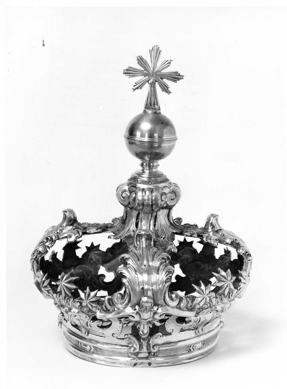 corona da statua, elemento d'insieme - bottega napoletana (sec. XVIII)