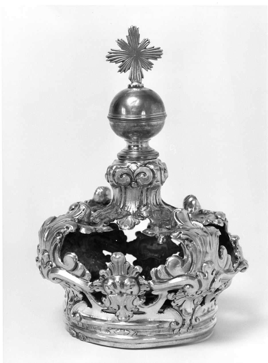 corona da statua, opera isolata - bottega napoletana (sec. XVIII)
