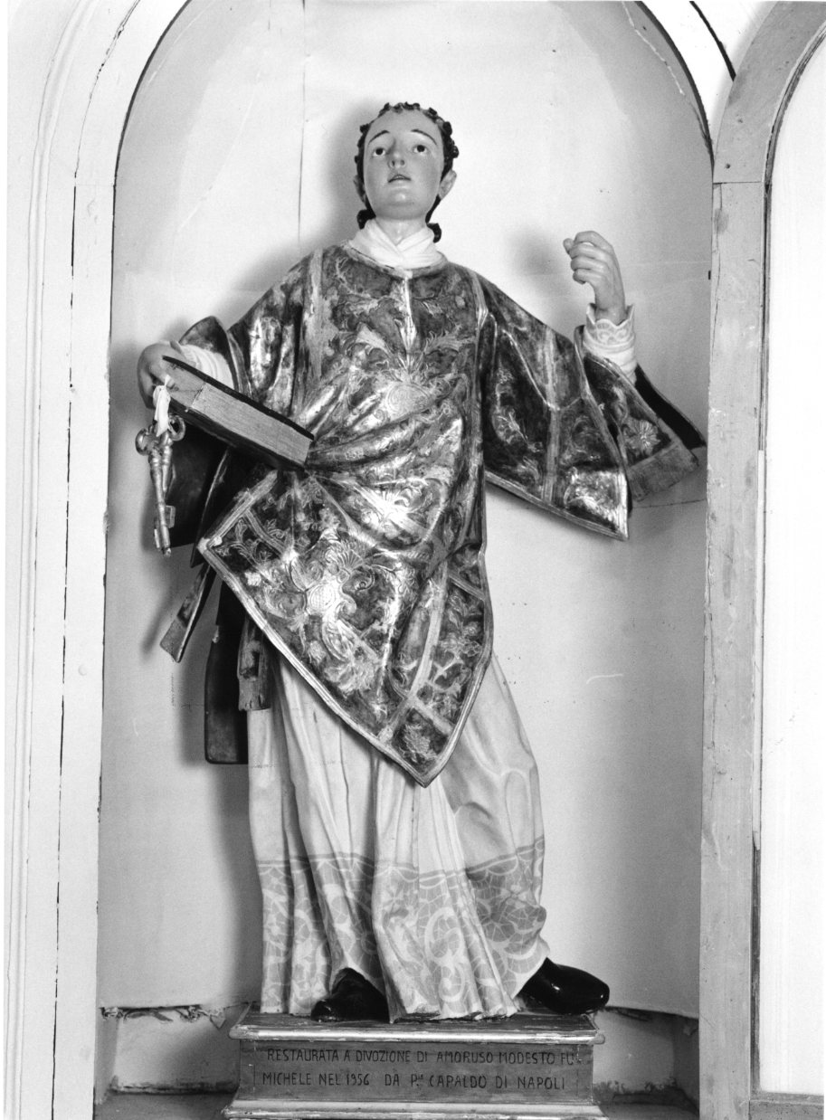 San Modesto (statua) di Di Zinno Paolo Saverio (attribuito) (seconda metà sec. XVIII)