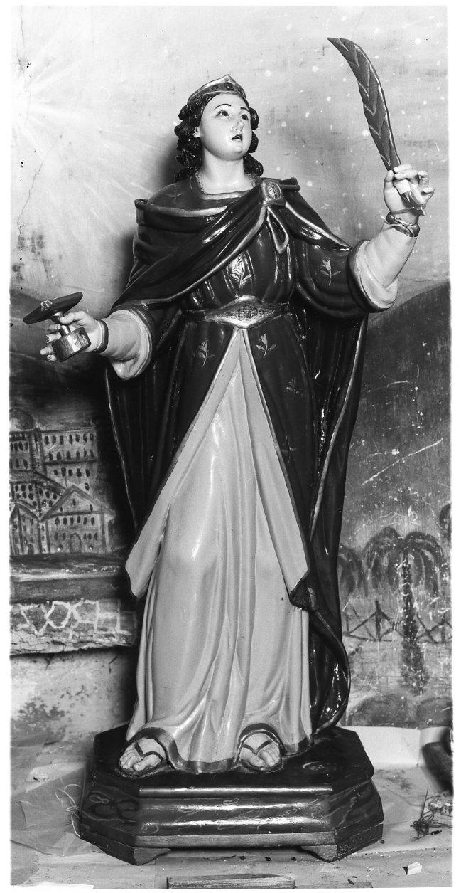 Santa Lucia (statua) - bottega molisana (seconda metà sec. XIX)