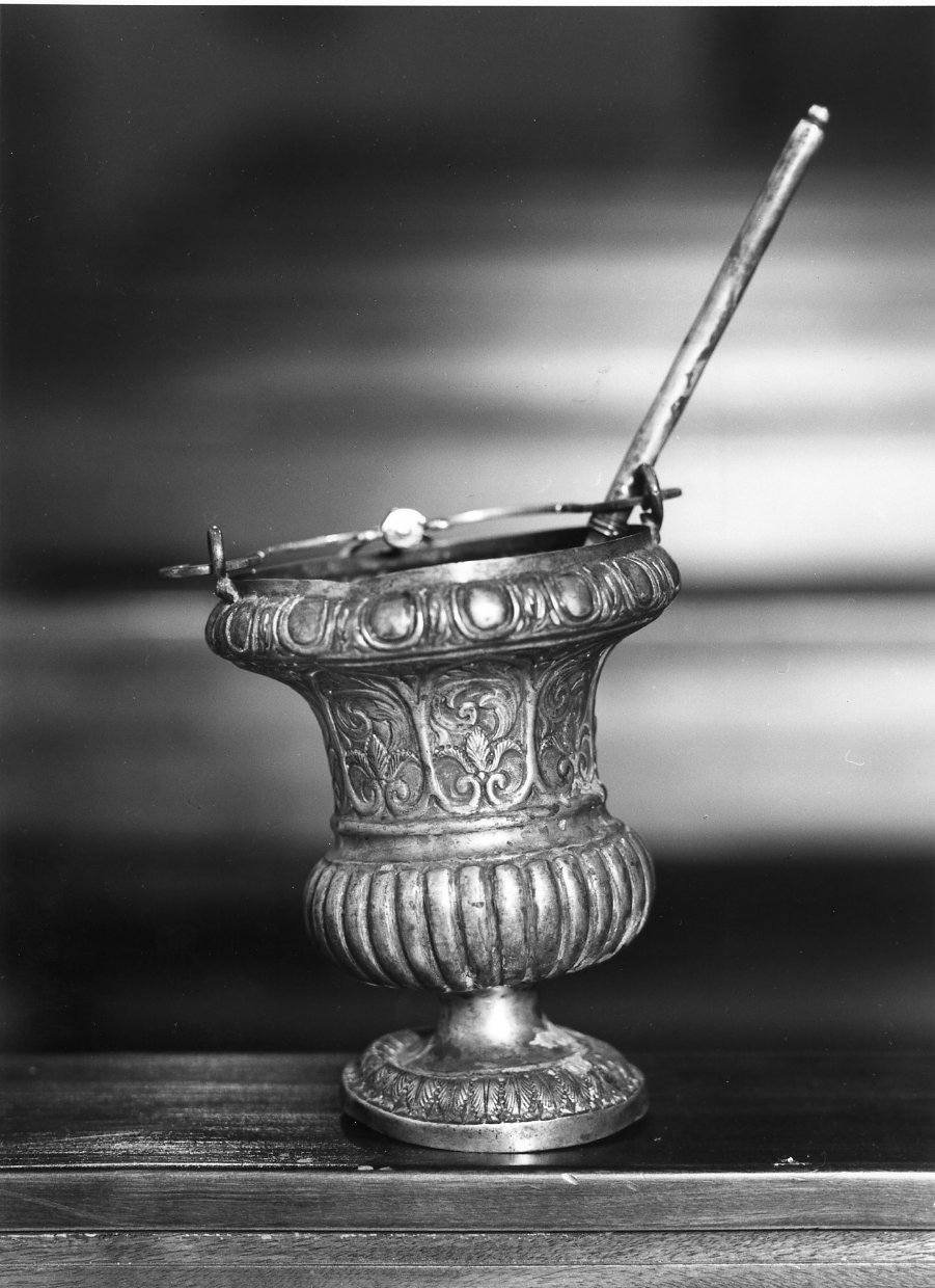 secchiello per l'acqua benedetta - bottega napoletana (sec. XIX)