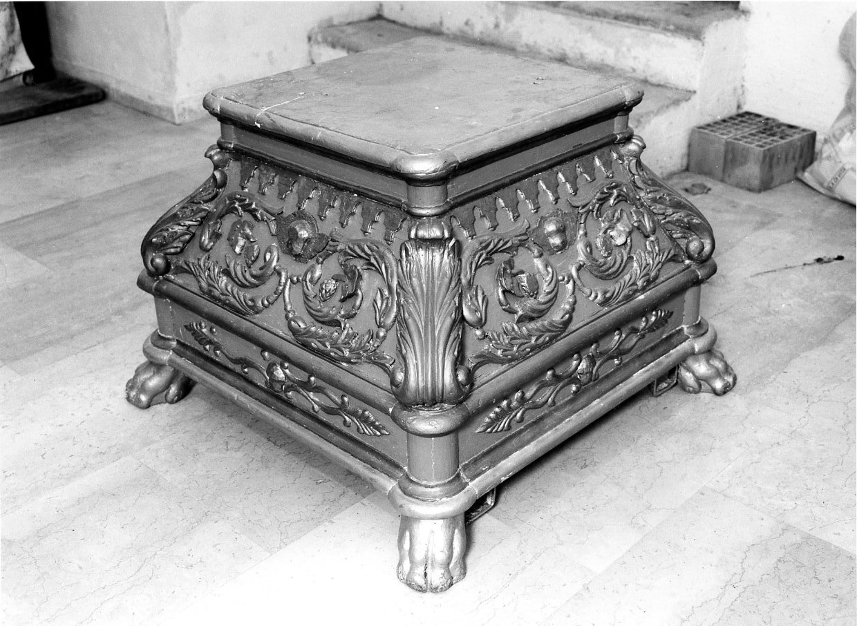 base processionale - bottega molisana (prima metà sec. XX)