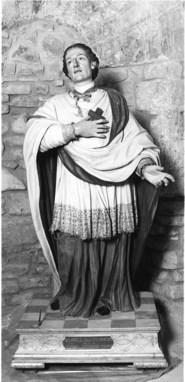 San Carlo Borromeo (statua) - bottega molisana (secc. XVIII/ XIX)