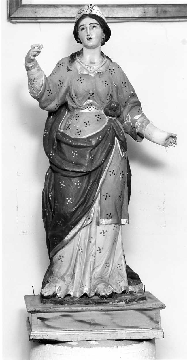 Santa Lucia (statua, opera isolata) - bottega molisana (fine/inizio secc. XVIII/ XIX)