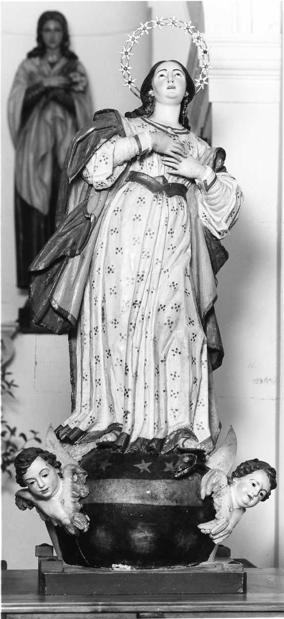 Madonna Immacolata (statua, opera isolata) - bottega molisana (fine/inizio secc. XVIII/ XIX)