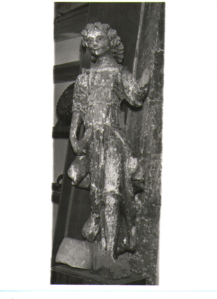 angelo custode (scultura) - bottega Italia meridionale (seconda metà sec. XVI)