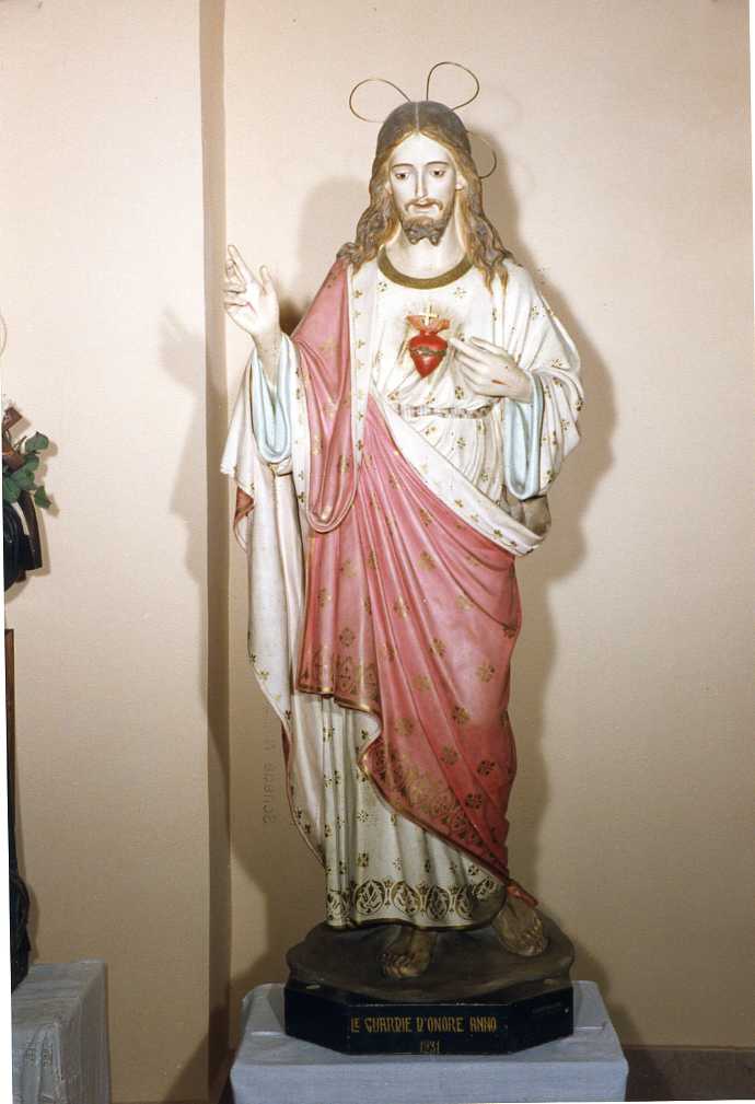 Sacro Cuore di Gesù (statua processionale) - bottega leccese (sec. XX)