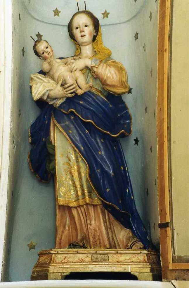 Madonna con Bambino (gruppo scultoreo) di Di Zinno Paolo Saverio (sec. XVIII)