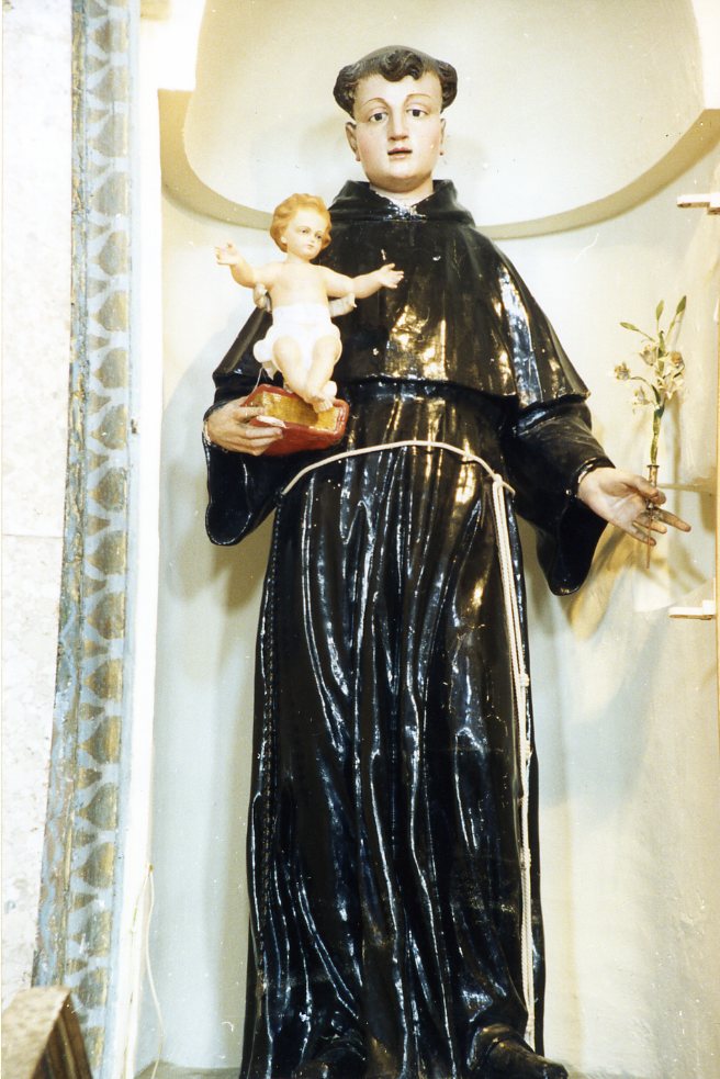 Sant'Antonio da Padova con il bambino (gruppo scultoreo) - bottega molisana (fine sec. XVIII)