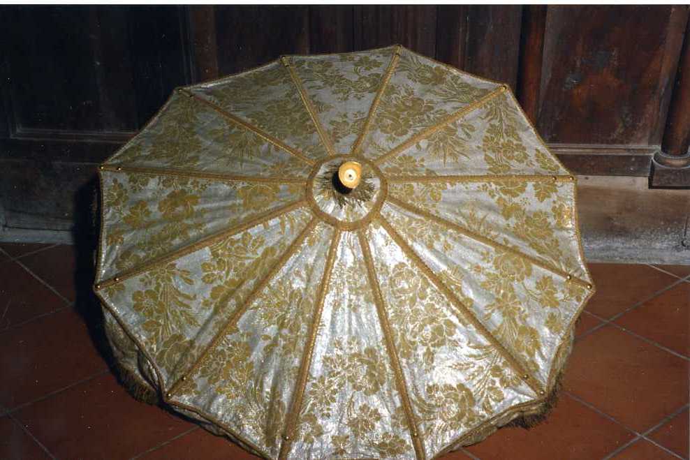 ombrellino processionale - manifattura molisana (fine/inizio secc. XVIII/ XIX)