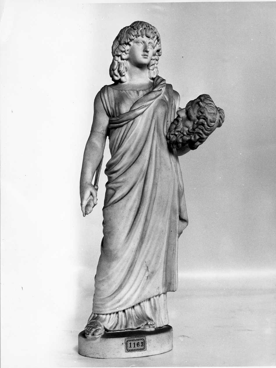La tragedia (scultura miniaturistica) - Real Fabbrica Ferdinandea (inizio sec. XIX)