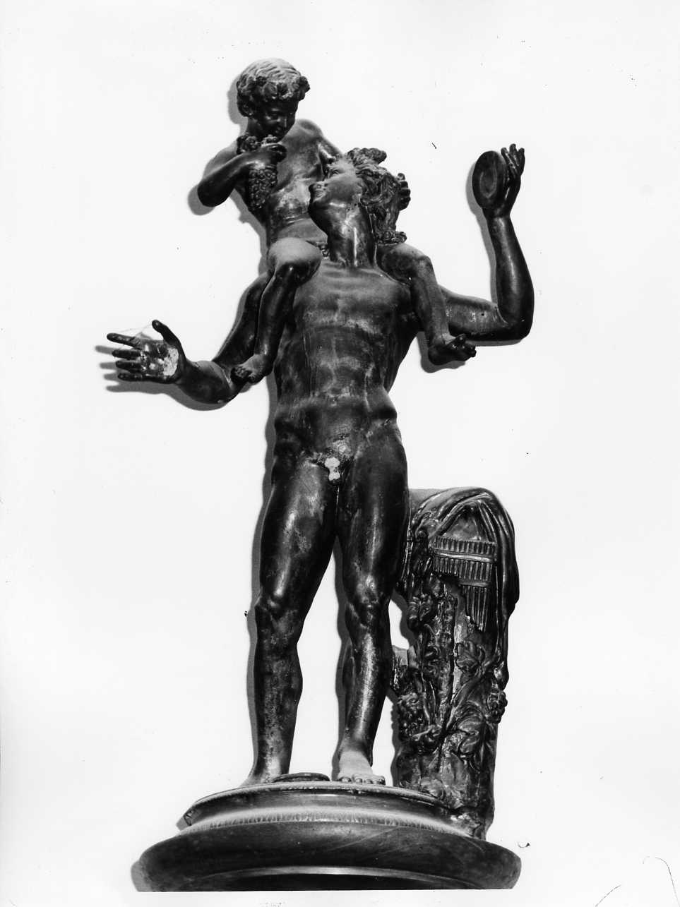 Narciso, Venere, Minerva, Fauno e Bacco (statuetta, serie) - bottega napoletana (sec. XIX)