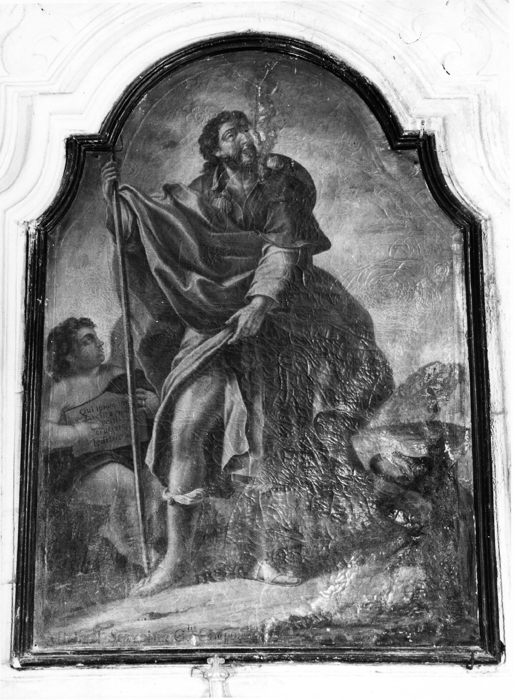 San Rocco (dipinto, opera isolata) - ambito Italia meridionale (sec. XVIII)