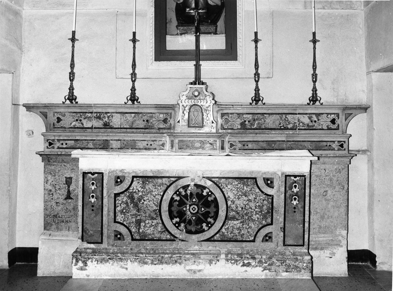 altare, opera isolata di Brunetti Tommaso (sec. XVIII)