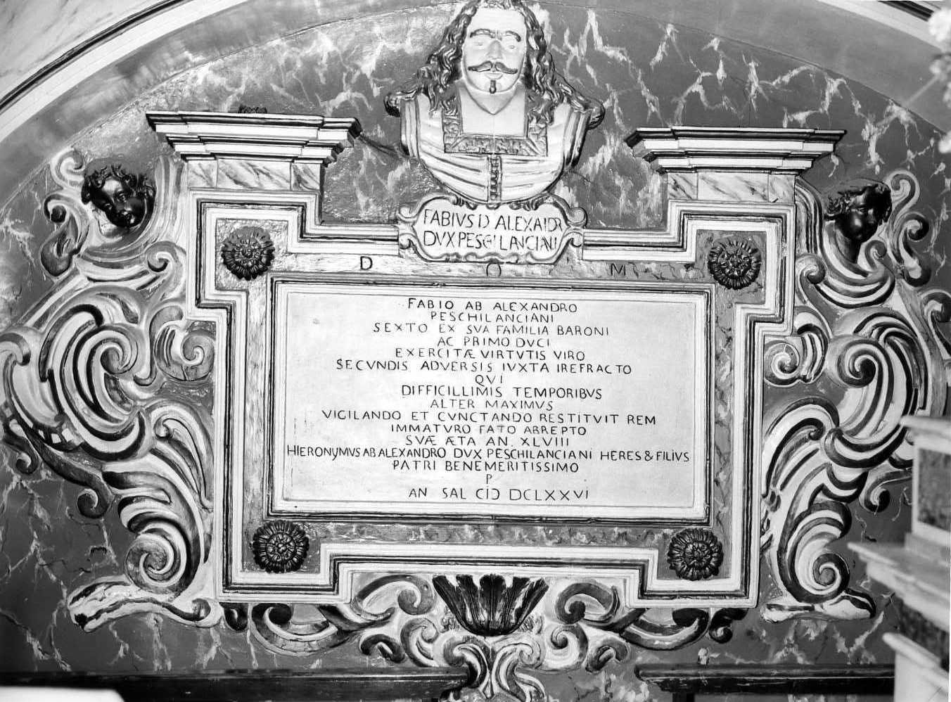 lapide, opera isolata - bottega Italia meridionale (sec. XVII)