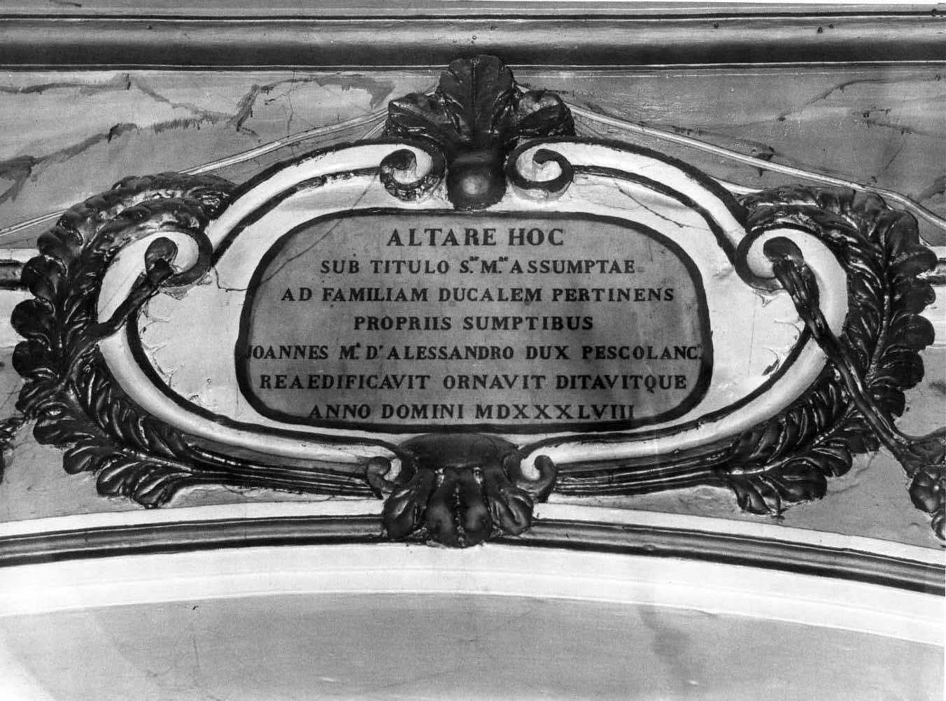 lapide, opera isolata - bottega Italia meridionale (sec. XIX)