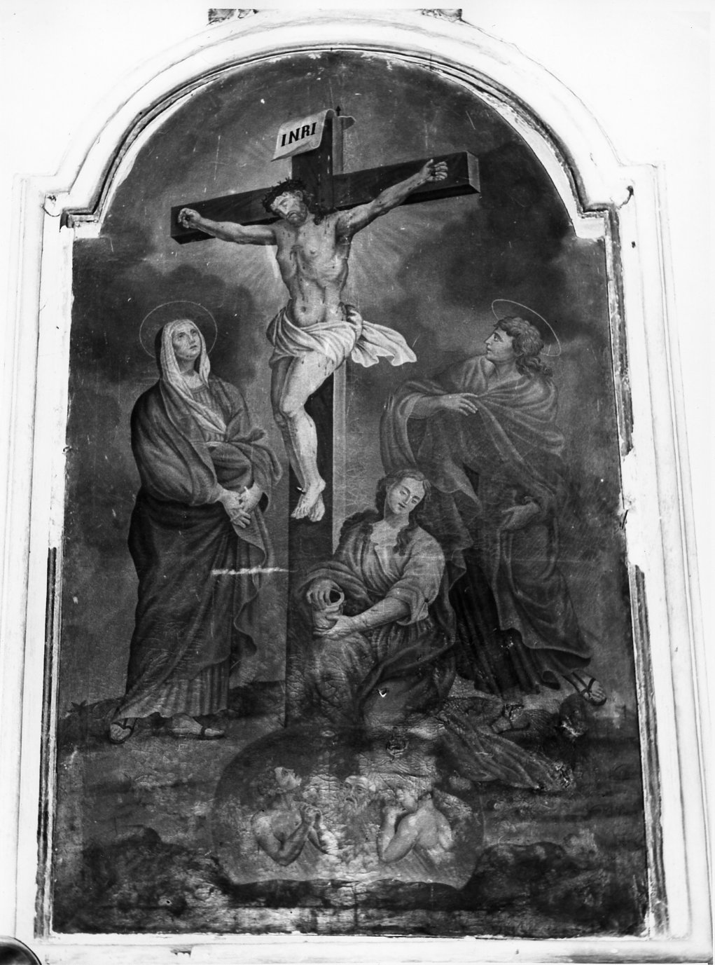 crocifissione di Cristo (dipinto) - ambito molisano (sec. XIX)