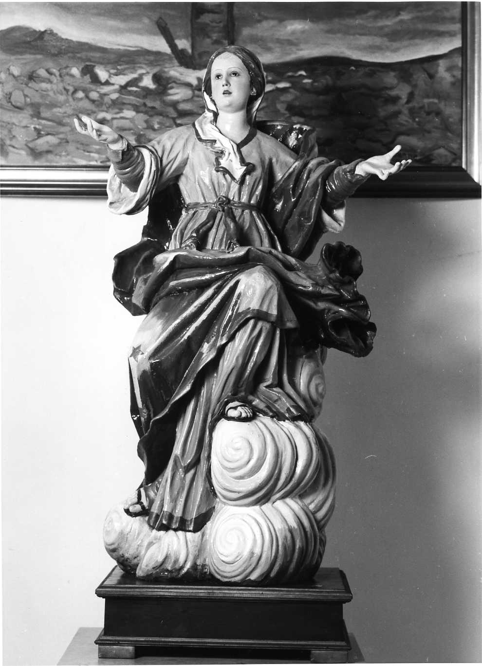 Madonna Assunta (statua, opera isolata) di Di Zinno Paolo Saverio (sec. XVIII)