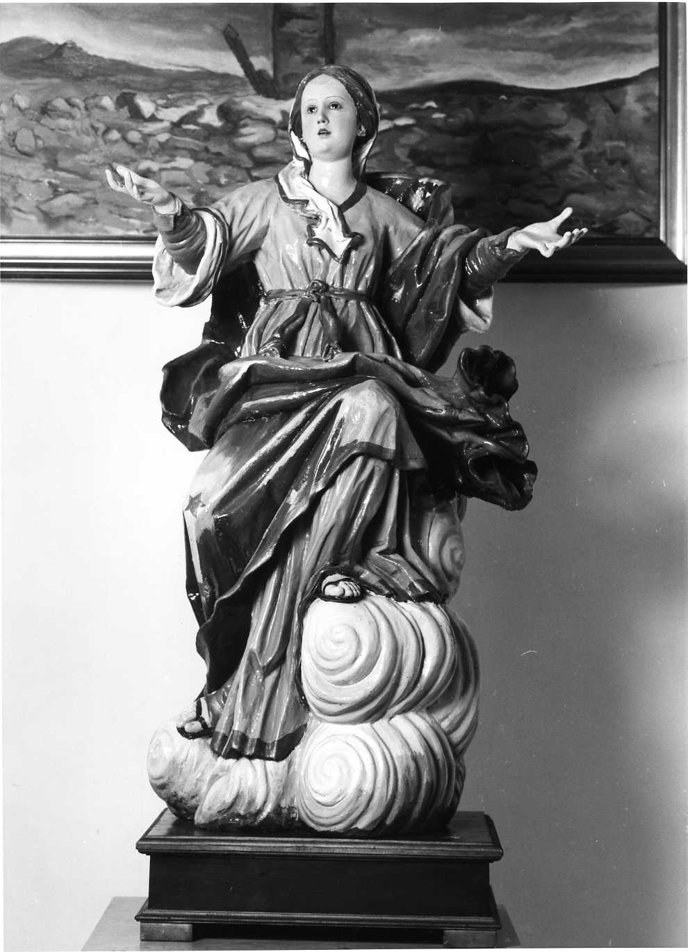 Madonna Assunta (statua, opera isolata) di Di Zinno Paolo Saverio (sec. XVIII)