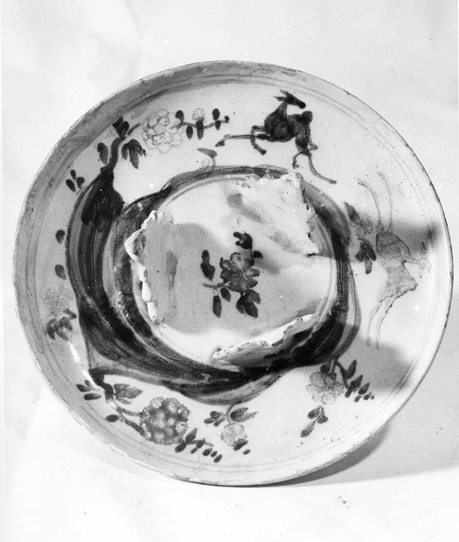 piattino - manifattura savonese (sec. XVIII)