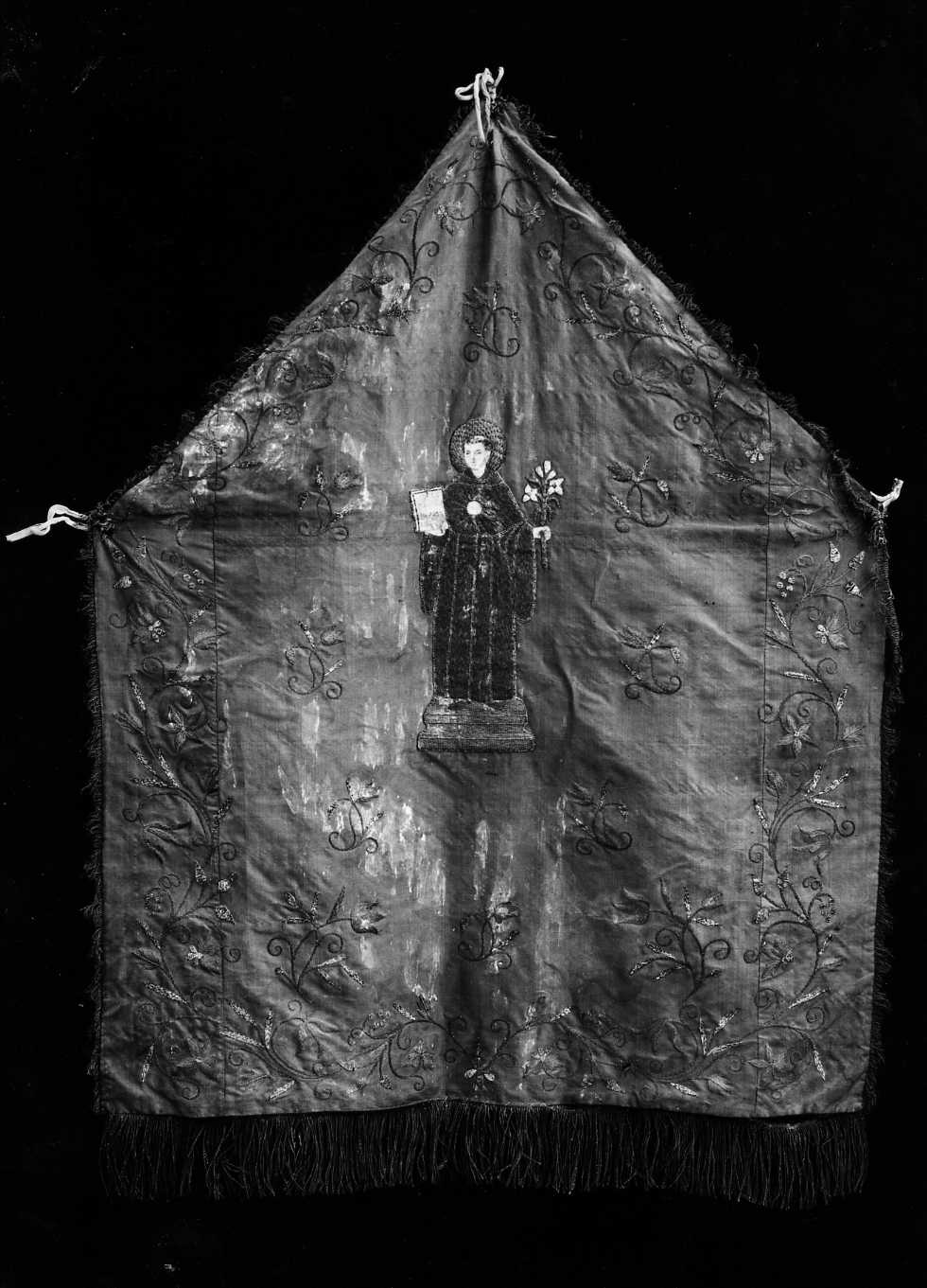 stendardo, coppia - manifattura Italia meridionale (fine/inizio secc. XVIII/ XIX)