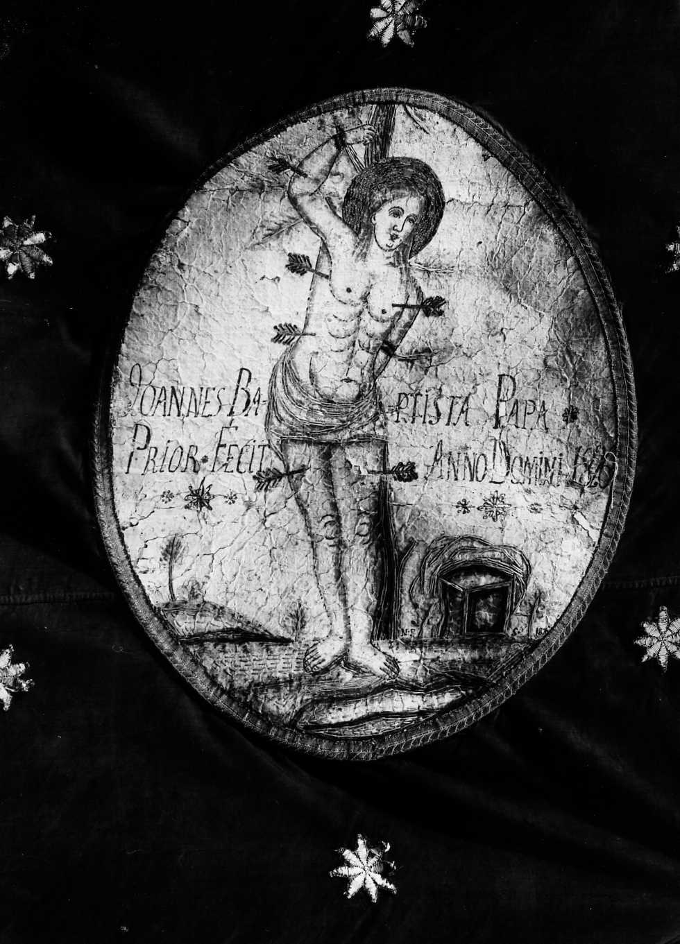 stendardo - bottega Italia meridionale (sec. XIX)