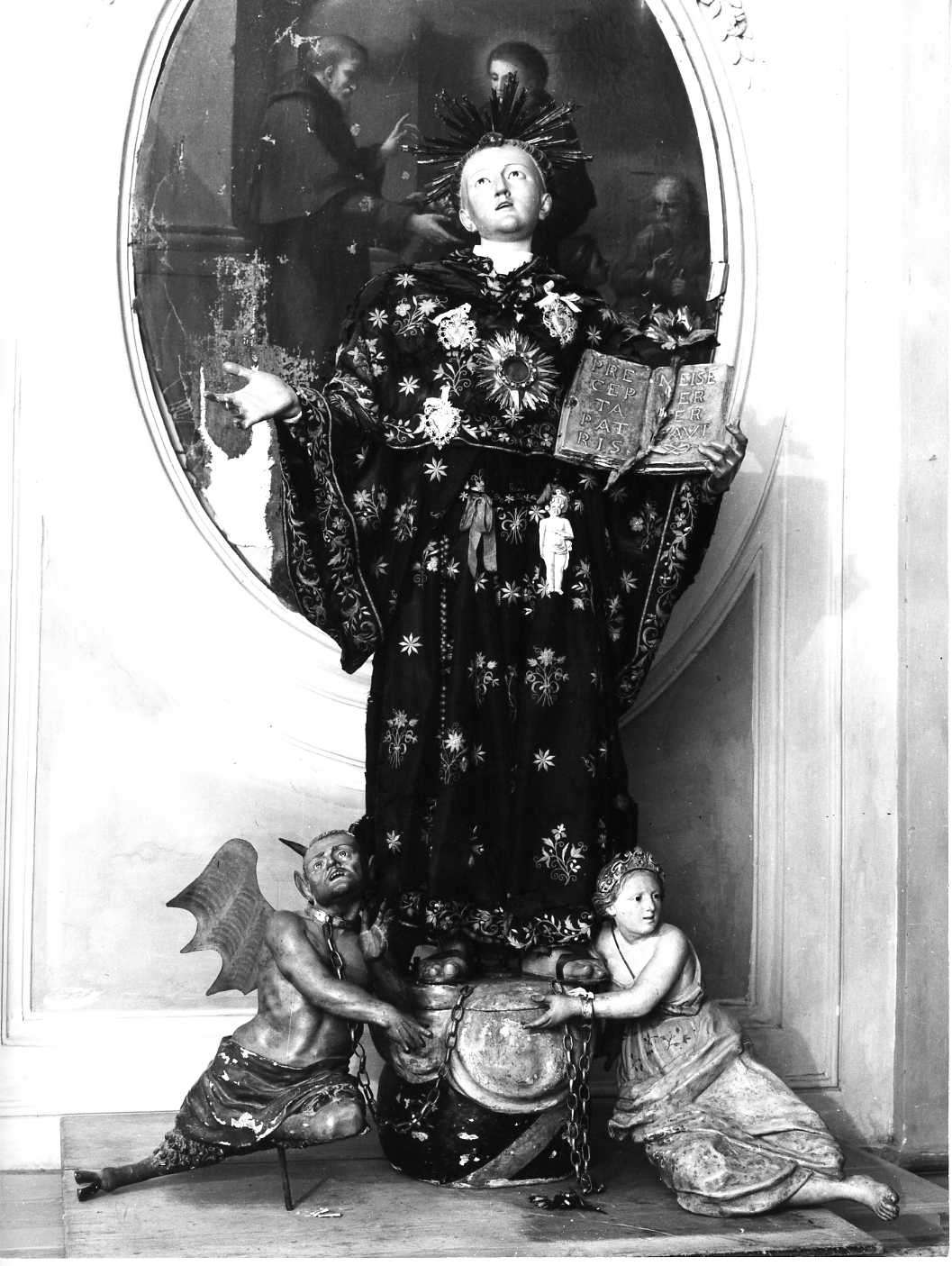 San Nicola da Tolentino (scultura) - bottega molisana (sec. XVIII)