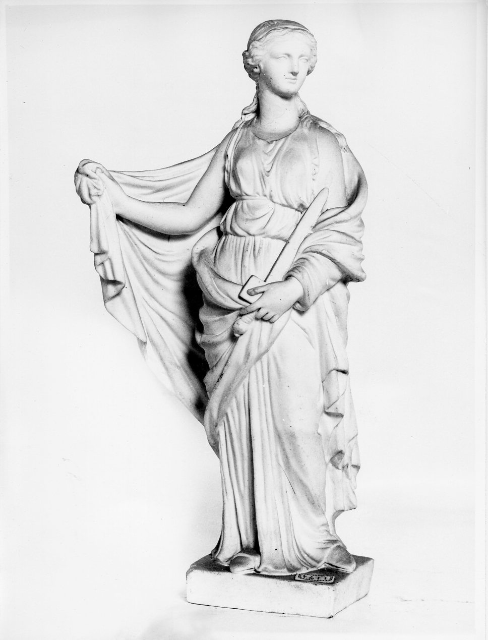 la Tragedia (statua) - manifattura napoletana (inizio sec. XIX)