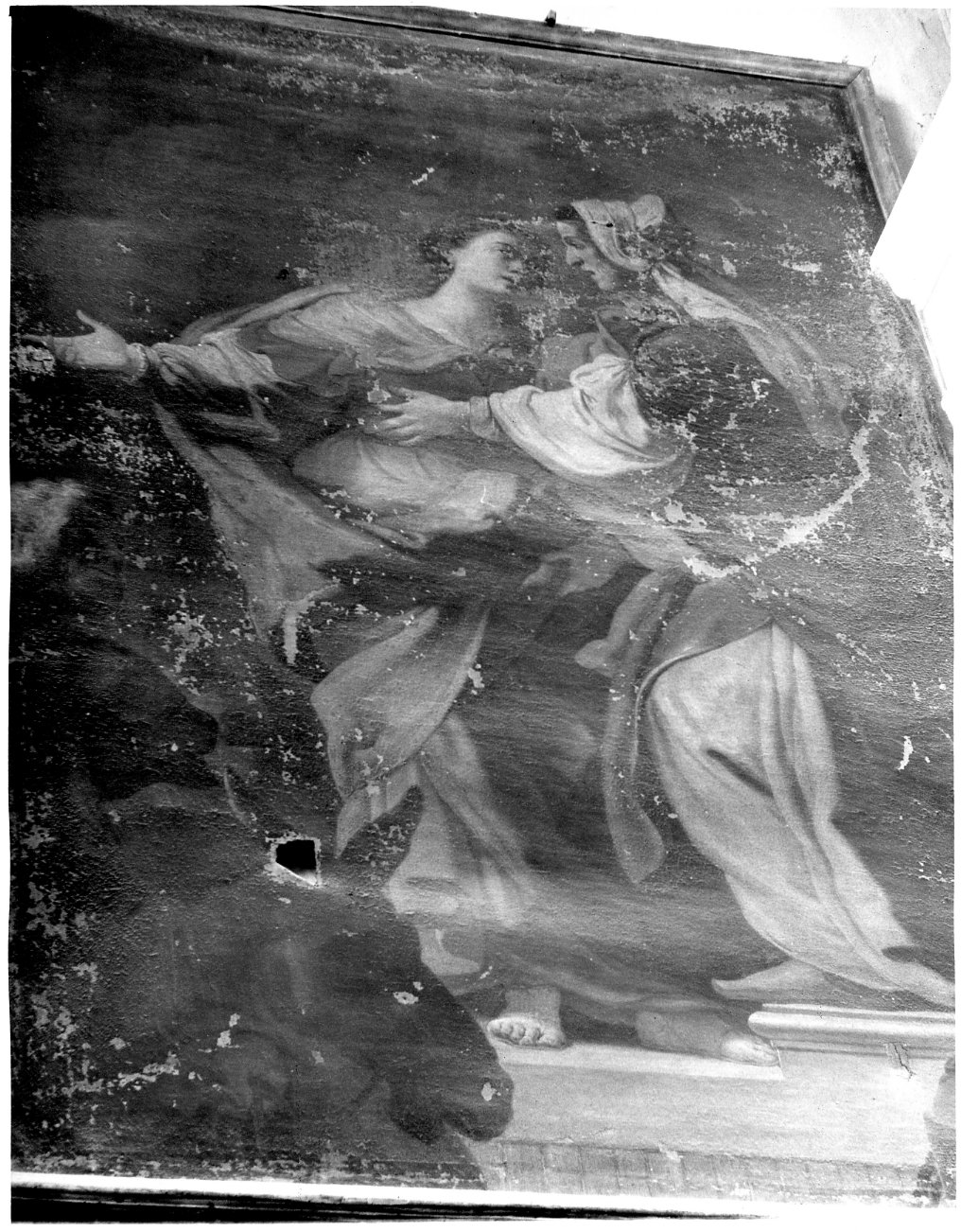 visitazione (dipinto) di Vaccaro Domenico Antonio (sec. XVIII)