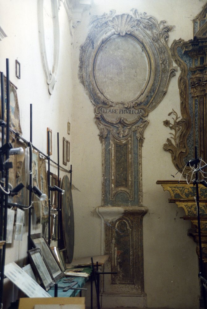 decorazione plastico-pittorica, coppia - bottega molisana (fine sec. XVIII)