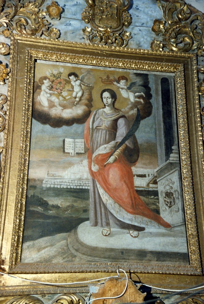 Santa Teodora, Santa (dipinto, opera isolata) - ambito Italia meridionale (sec. XVII)