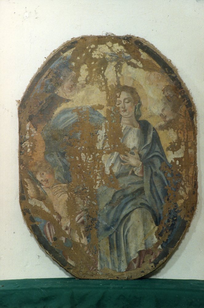 assunzione della Madonna (dipinto, opera isolata) - ambito Italia meridionale (sec. XVI)