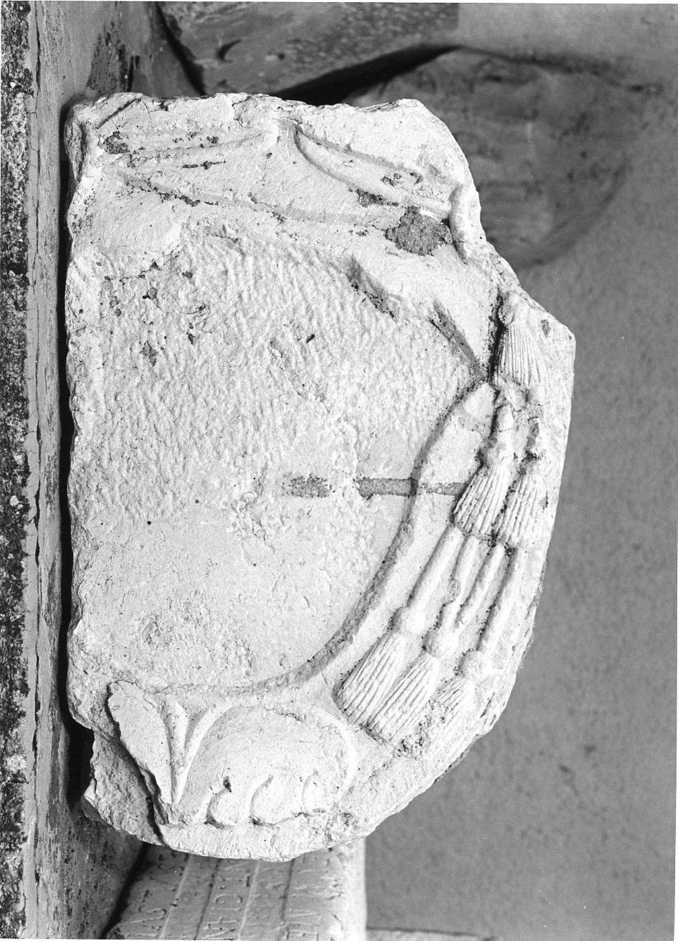 rilievo, frammento - bottega Italia meridionale (secc. XVII/ XVIII)