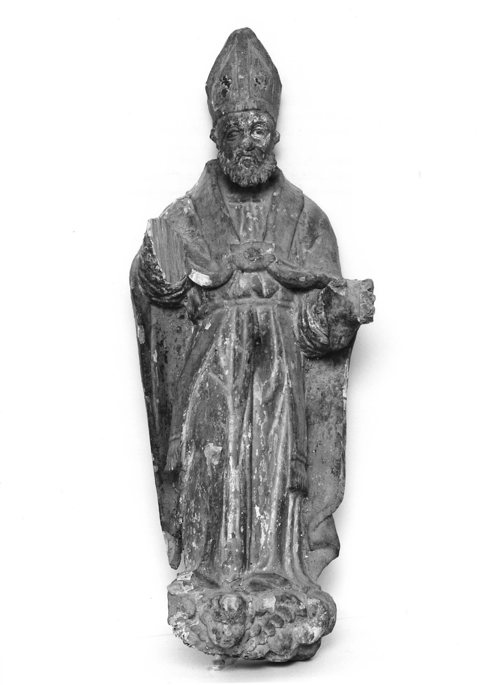 San Basilio Magno (statua) - bottega molisana (prima metà sec. XVIII)