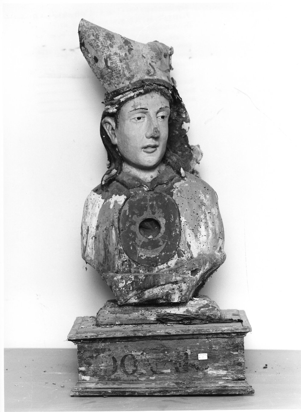 reliquiario - a busto - bottega molisana (fine sec. XVIII)