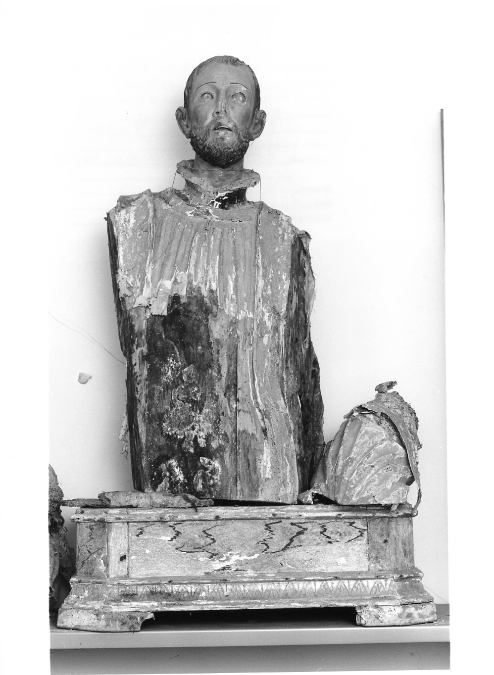 San Francesco Saverio (busto) di Di Zinno Paolo Saverio (attribuito) (terzo quarto sec. XVIII)