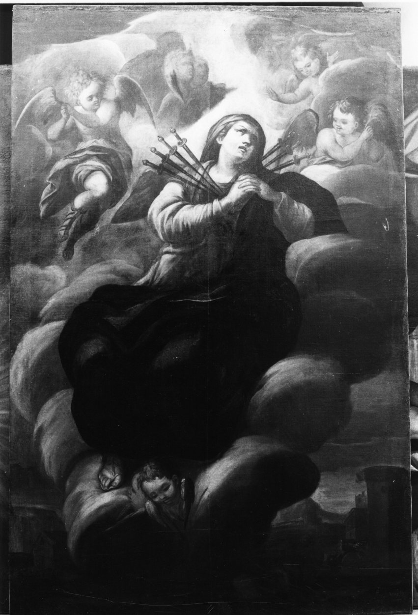 Sette Dolori della Madonna (dipinto) di Borzillo Francesco Antonio (inizio sec. XVIII)