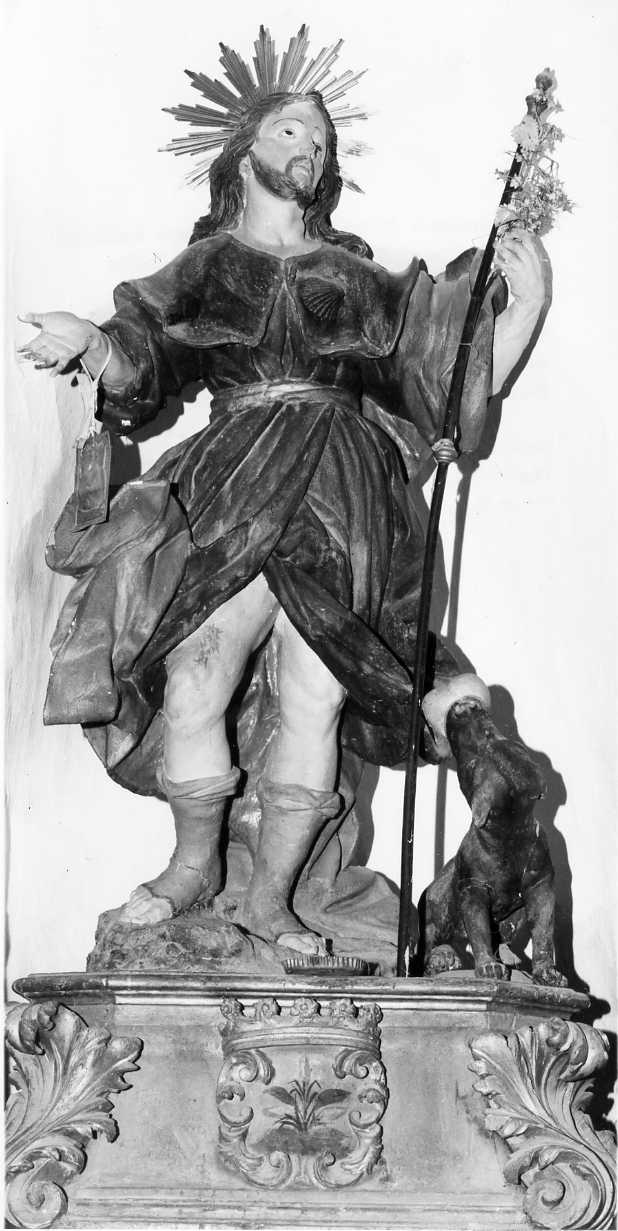 San Rocco (statua processionale) - bottega Italia meridionale (sec. XVIII)