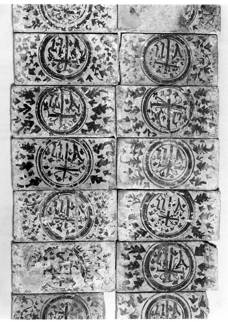 mattonella, serie - bottega Italia meridionale (seconda metà sec. XVI)