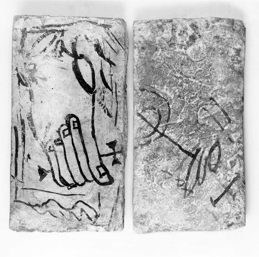 mattonella, serie - bottega Italia meridionale (seconda metà sec. XVI)