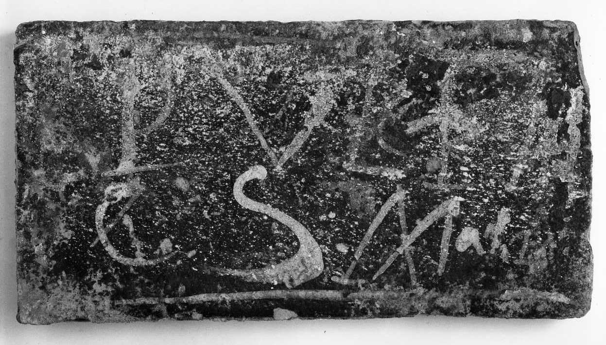 mattonella - bottega Italia meridionale (sec. XVI)