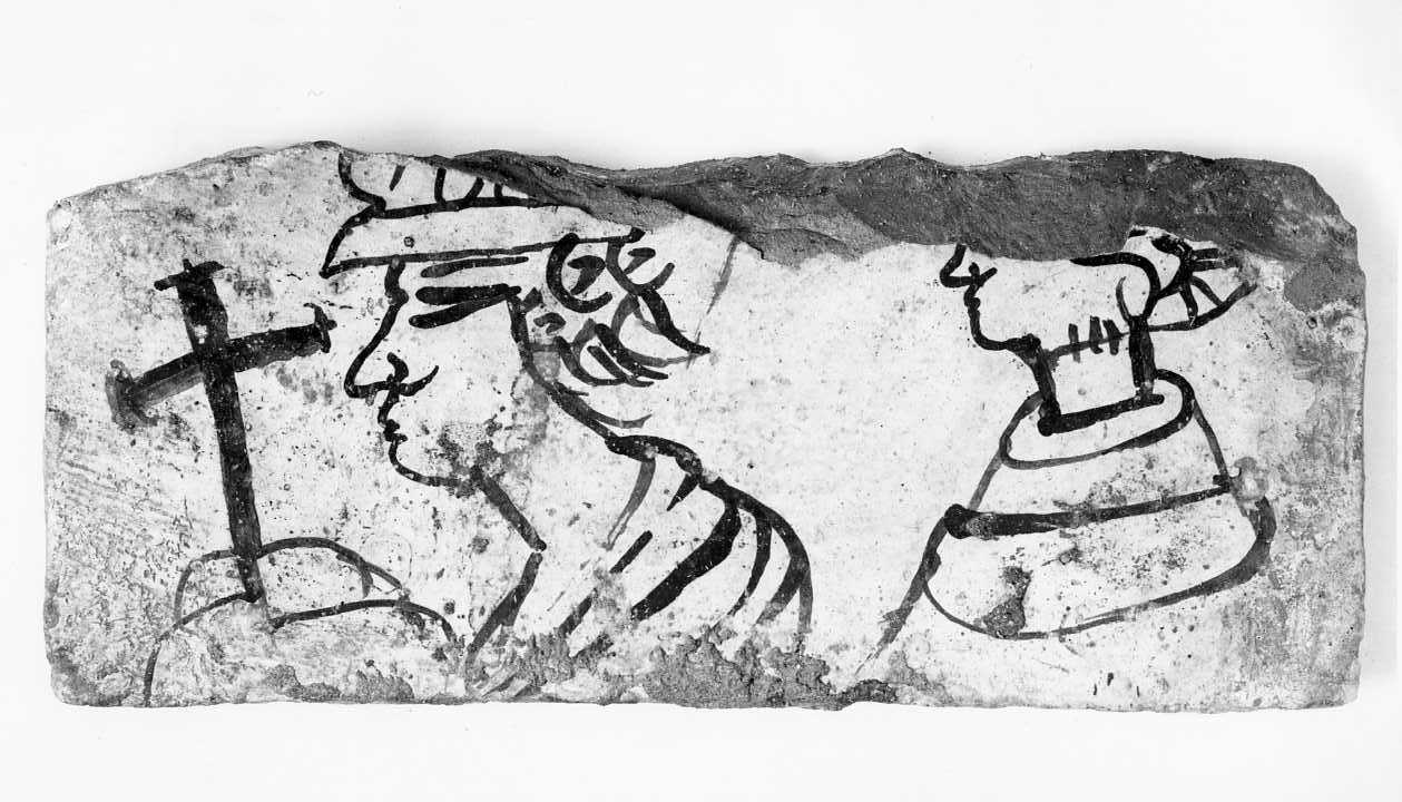 mattonella - bottega Italia meridionale (sec. XVI)