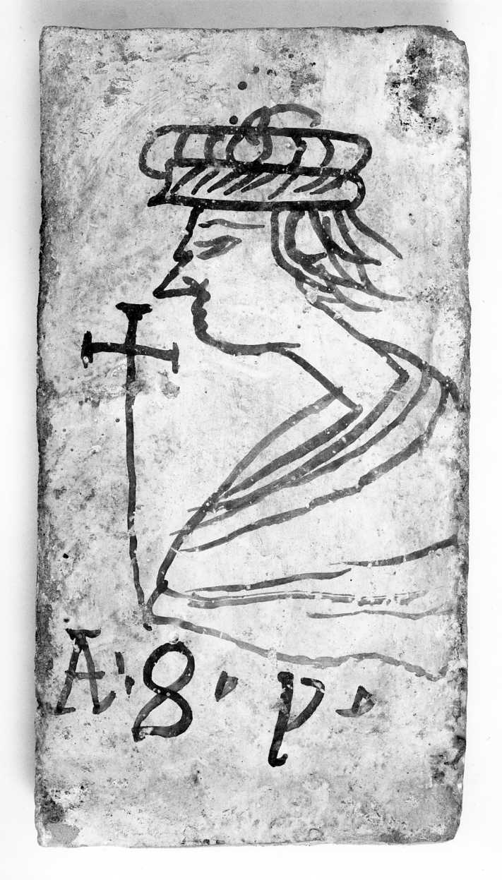 mattonella - bottega Italia meridionale (sec. XVI)