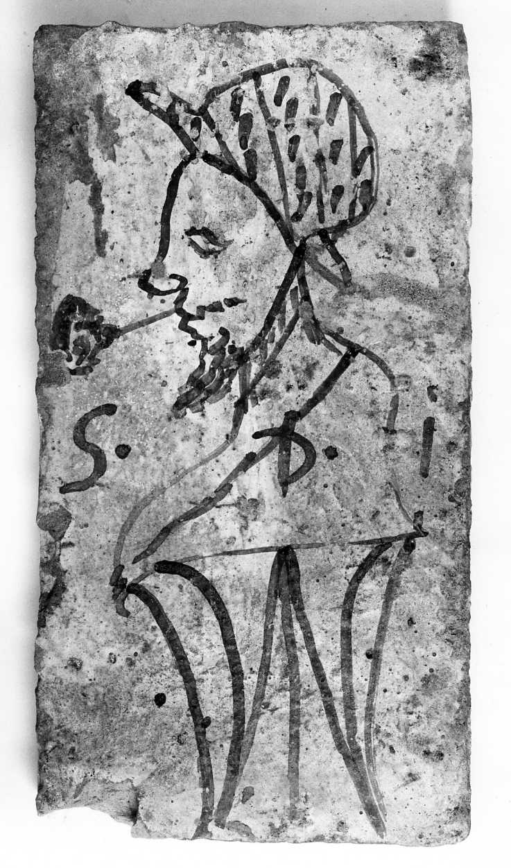 mattonella - bottega Italia meridionale (sec. XVI)