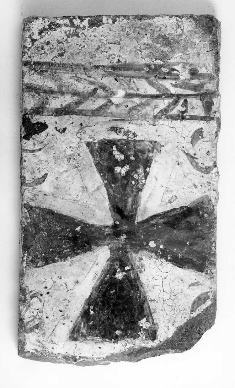 mattonella, frammento - bottega Italia meridionale (sec. XVI)