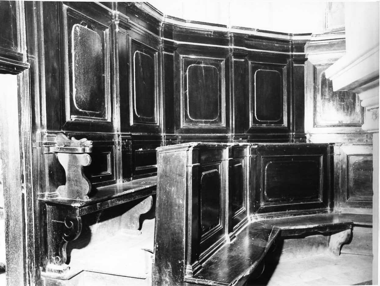stalli del coro - bottega molisana (sec. XIX)