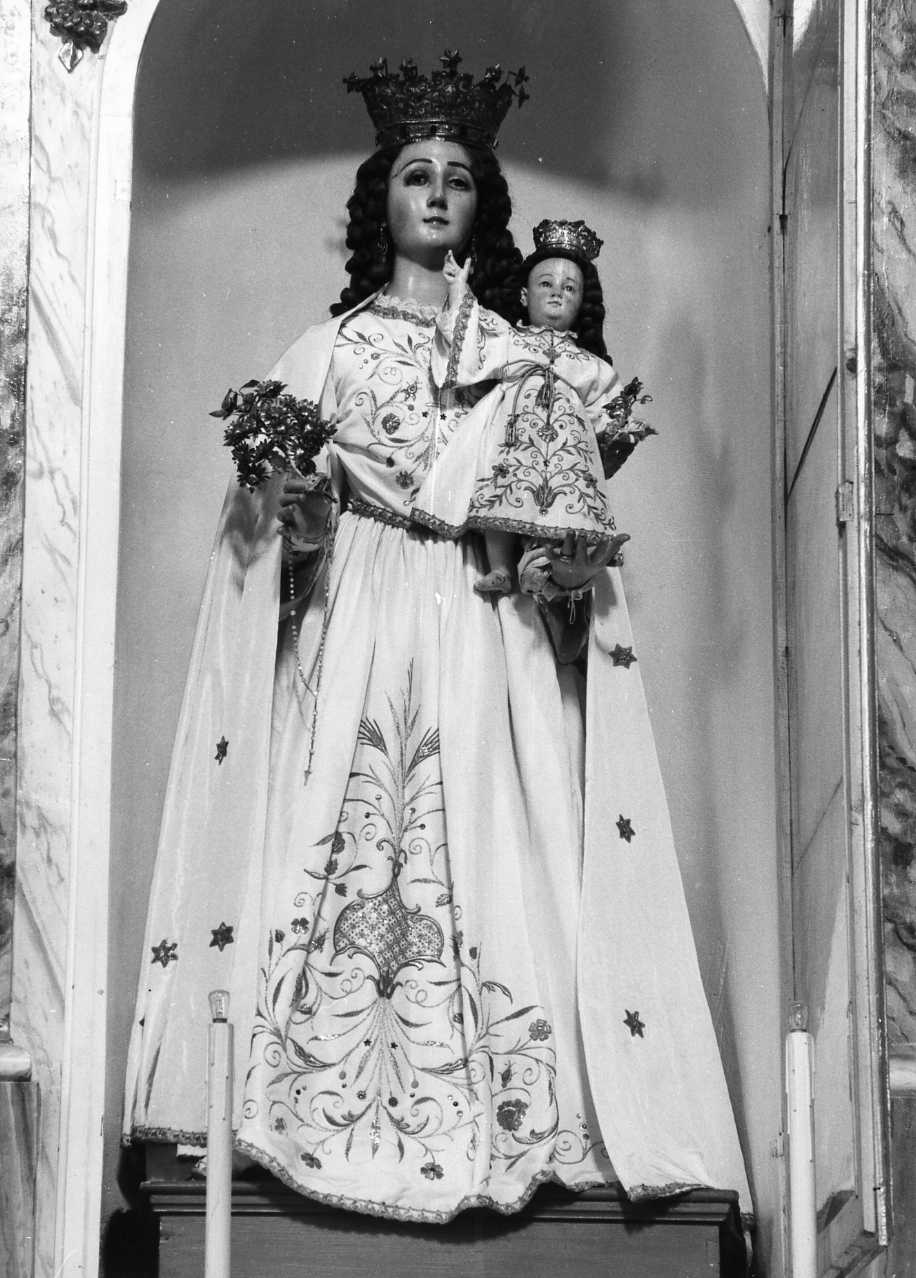 Madonna con Bambino (manichino) - bottega molisana, ambito napoletano (sec. XIX)